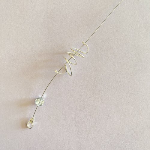 Margot Potter's Chaos Necklace - , Contemporary Wire Jewelry, Loops, Wire Loop, Wrapped Wire Loop, Wire Wrapping, Wrapping, Wire Wrapping Jewelry, string the beads